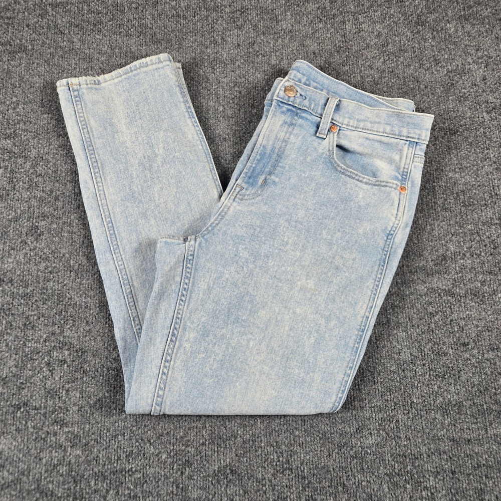 Gap Vintage Slim Mid Rise Jeans Womens 12 Light Blue Good Acid Wash